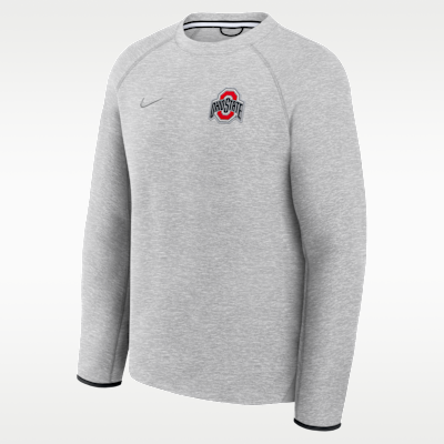 Ohio State Tech Fleece Men's Nike College Pullover Crew. Nike.com